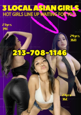 3 Asian girls🔥🔥🔥213-708-1146🔥🔥🔥fulfill both you and the girl!